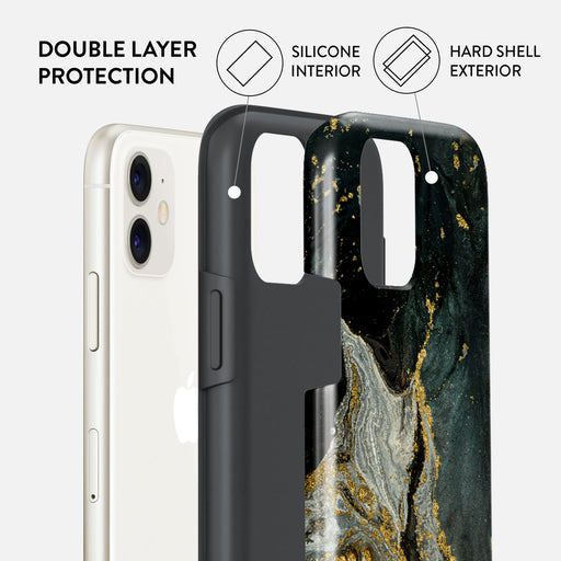 Northern Lights - Marble iPhone 11 Case 6