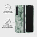Pistachio Cheesecake - Green Samsung Galaxy Z Fold 3 Case 3