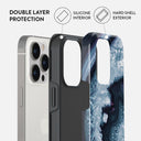 Frozen Lake - Gray Marble iPhone 14 Pro Case 6
