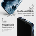 Frozen Lake - Gray Marble iPhone 14 Pro Case 8