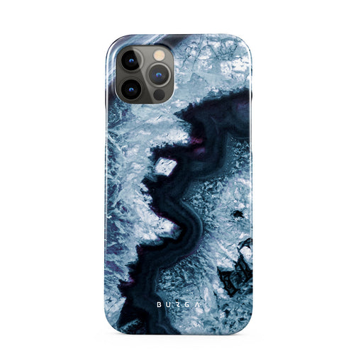 Frozen Lake - Gray Marble iPhone 12 Pro Max Case 1