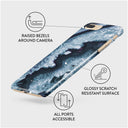 Frozen Lake - Gray Marble iPhone 7 Plus / 8 Plus Case 3