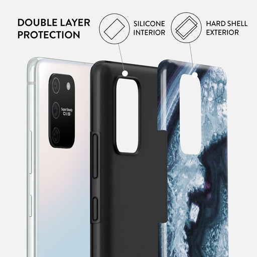Frozen Lake - Gray Marble Samsung Galaxy S10 Lite Case 6