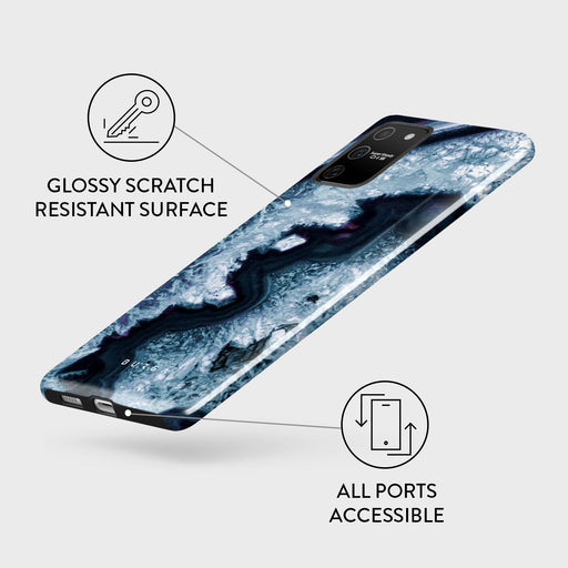 Frozen Lake - Gray Marble Samsung Galaxy S10 Lite Case 7