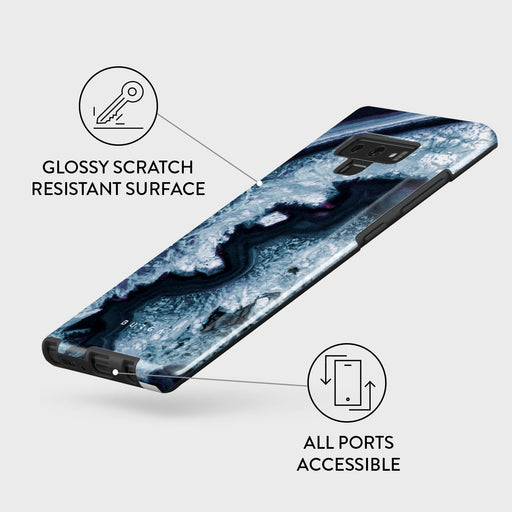 Frozen Lake - Gray Marble Samsung Galaxy Note 9 Case 7