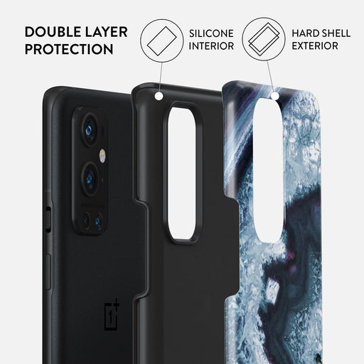 Frozen Lake - Gray Marble OnePlus 9 Pro Case 2