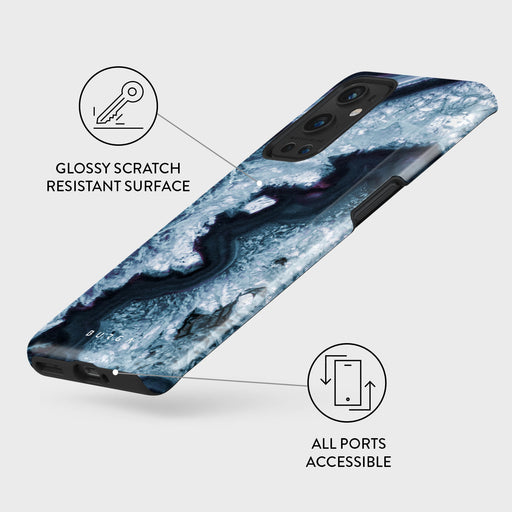 Frozen Lake - Gray Marble OnePlus 9 Pro Case 3