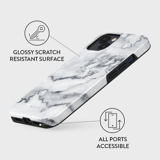 White Winter - Classy Marble iPhone 13 Case 7