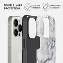White Winter - Classy Marble iPhone 14 Pro Case 6
