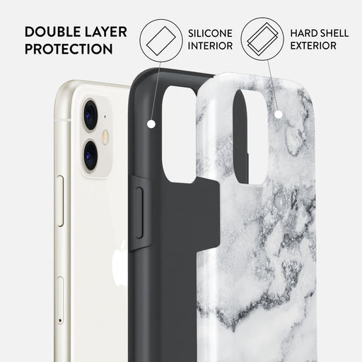 White Winter - Classy Marble iPhone 11 Case 6