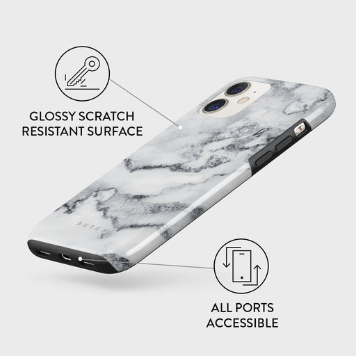 White Winter - Classy Marble iPhone 11 Case 7