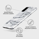 White Winter - Classy Marble Samsung Galaxy S20 4G / 5G Case 3