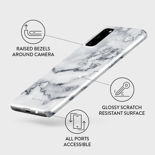 White Winter - Classy Marble Samsung Galaxy S20 4G / 5G Case 3