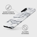 White Winter - Classy Marble Samsung Galaxy A32 5G Case 3