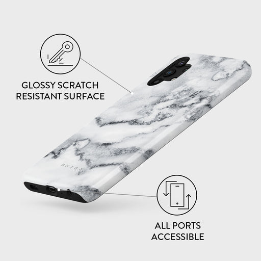 White Winter - Classy Marble Samsung Galaxy A32 5G Case 3