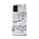 White Winter - Classy Marble Samsung Galaxy A51 4G Case 5
