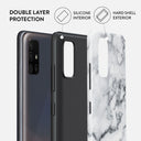 White Winter - Classy Marble Samsung Galaxy A51 4G Case 6