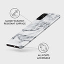 White Winter - Classy Marble Samsung Galaxy A51 4G Case 7