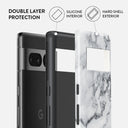 White Winter - Classy Marble Google Pixel 7 Pro Case 2