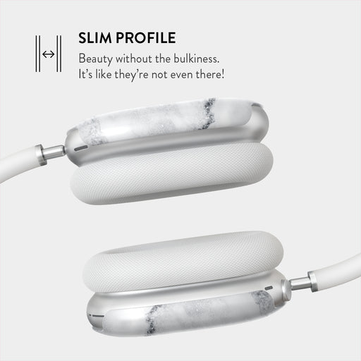 White Winter - Classy Marble AirPods Max Case 4