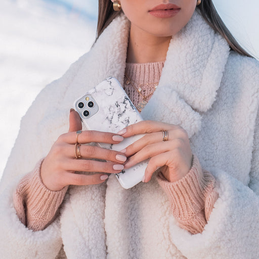 White Winter - Classy Marble iPhone 13 Case 25