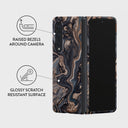 Enchanted Mirror - Marble Samsung Galaxy Z Fold 3 Case 3